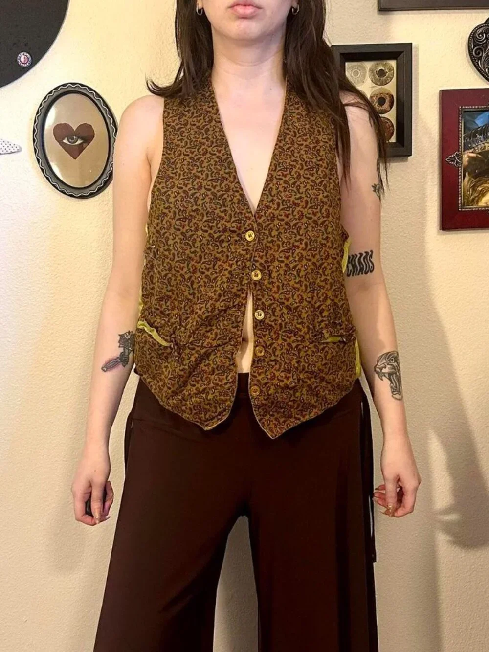 Handmade Reversible Retro Vest